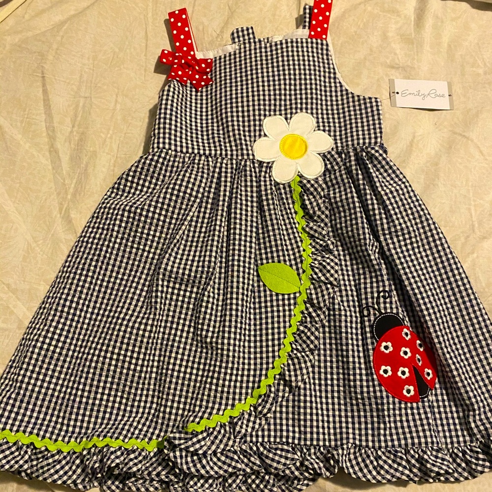 Flowers and ladybugs